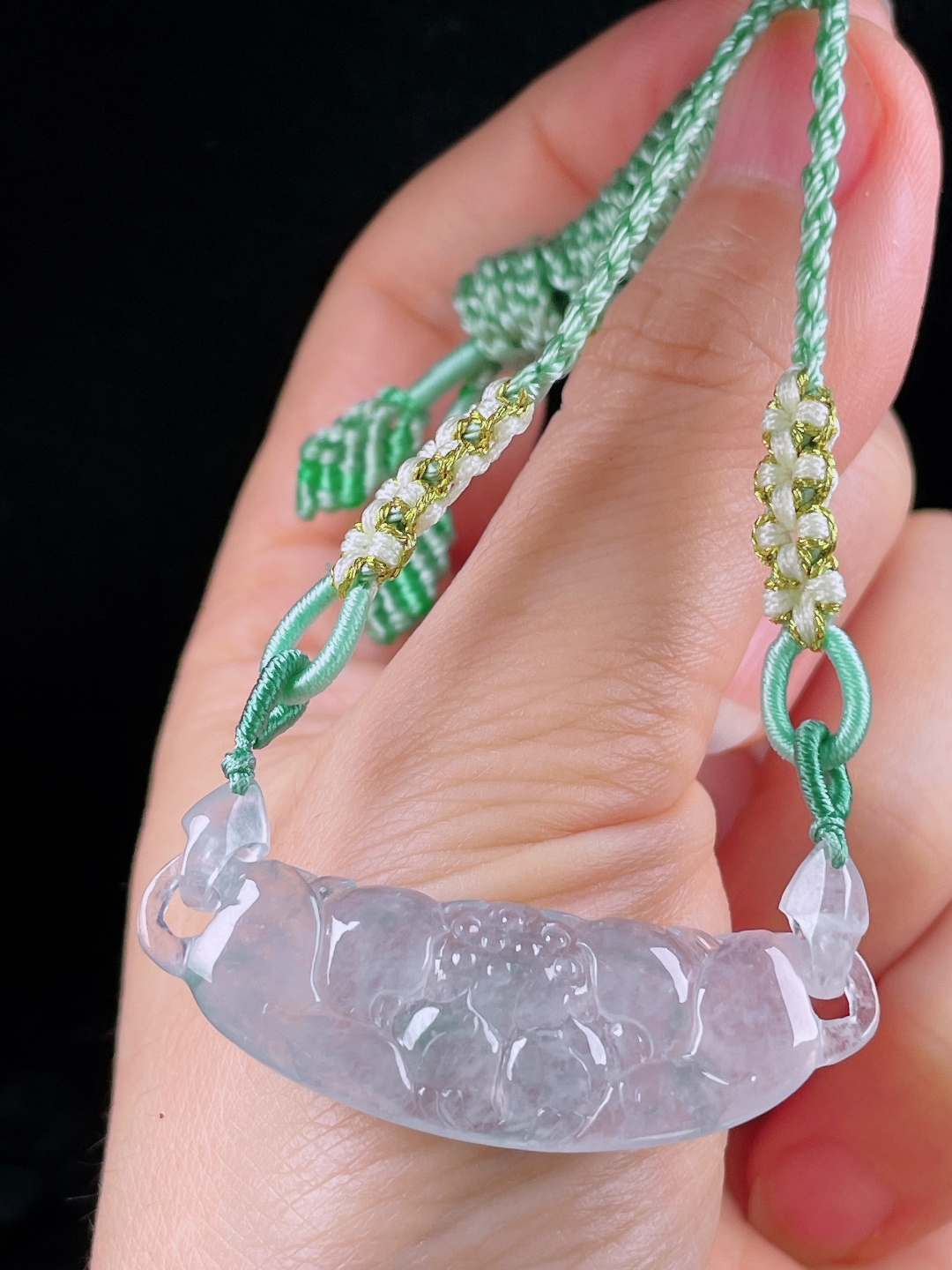 ️玉恒，老种起光，细底通透，尺寸：43.3/14/4mm0719