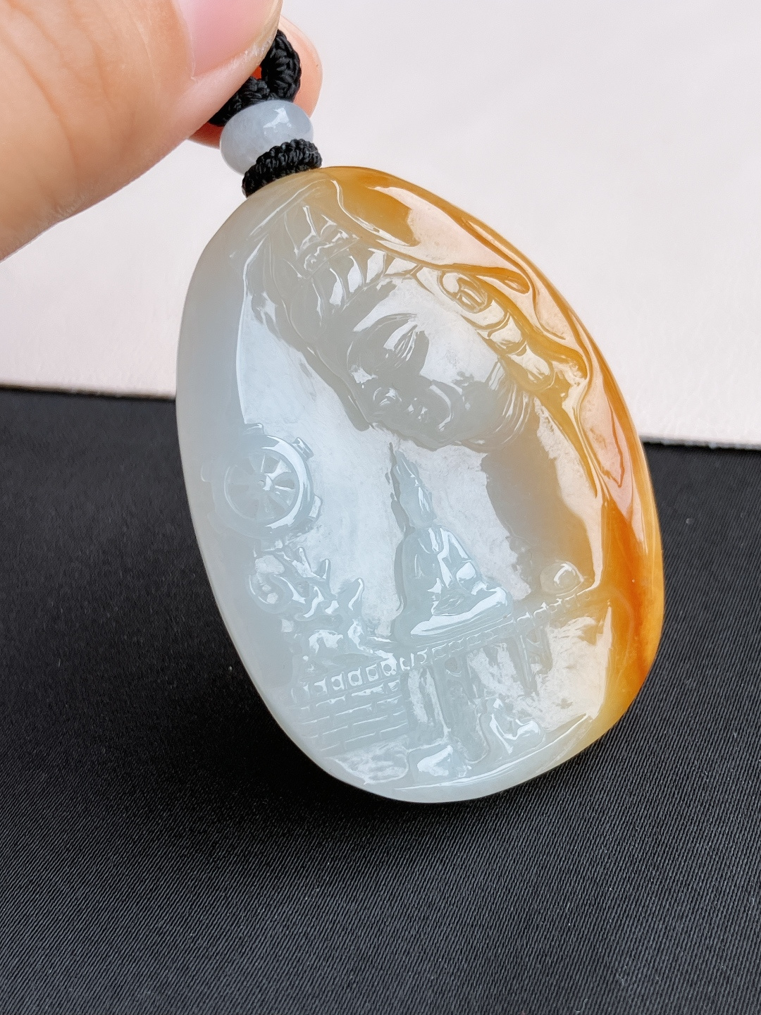 双彩悟道，意境美，尺寸51.3/36.6/9/自然光实拍