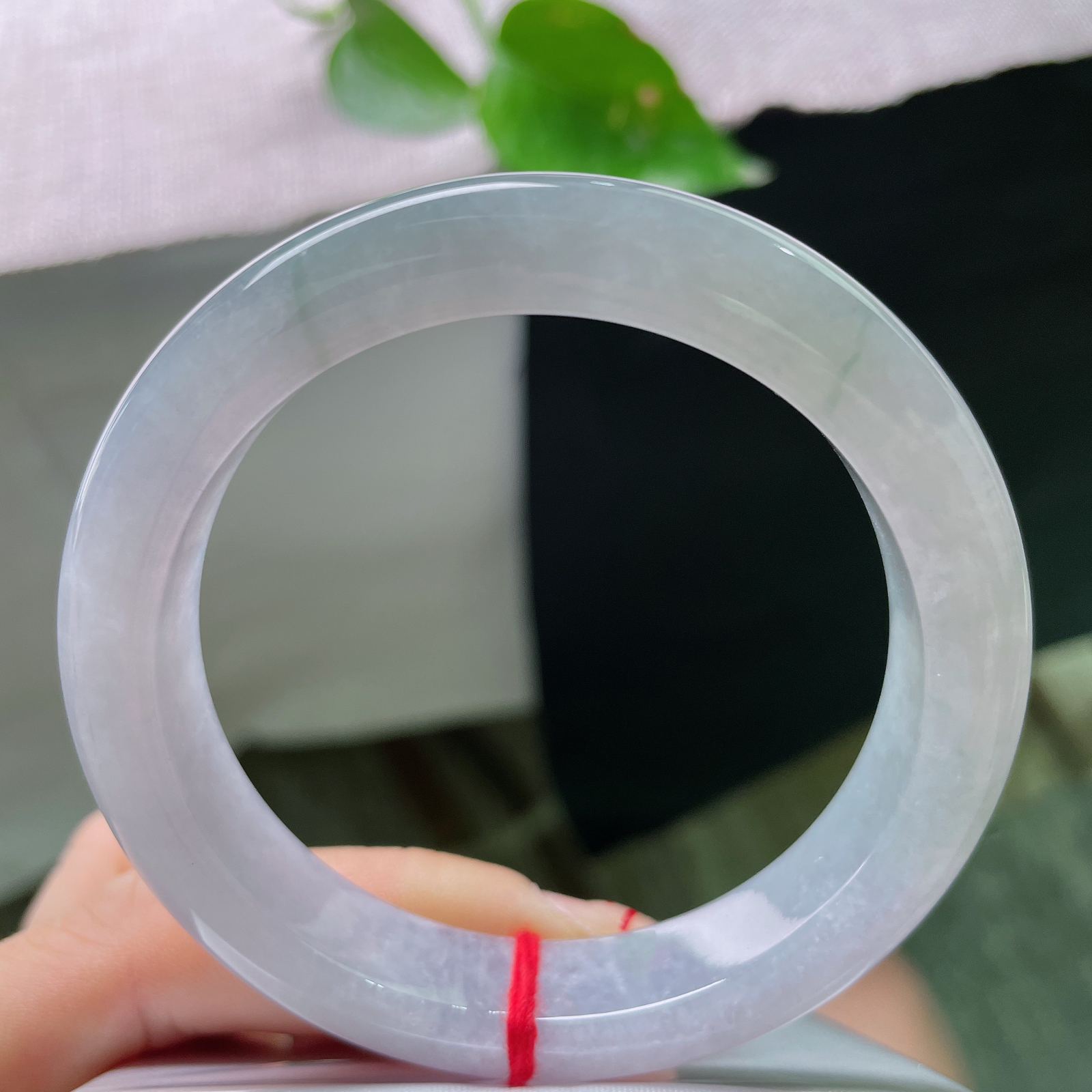 56.2/12.1/8.8烟紫正圈，冰润细腻，种老水足，皮纹，婉间艳丽，贵气，！56510