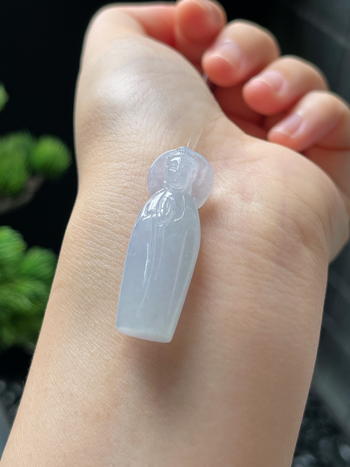 翡翠冰糯种观音
