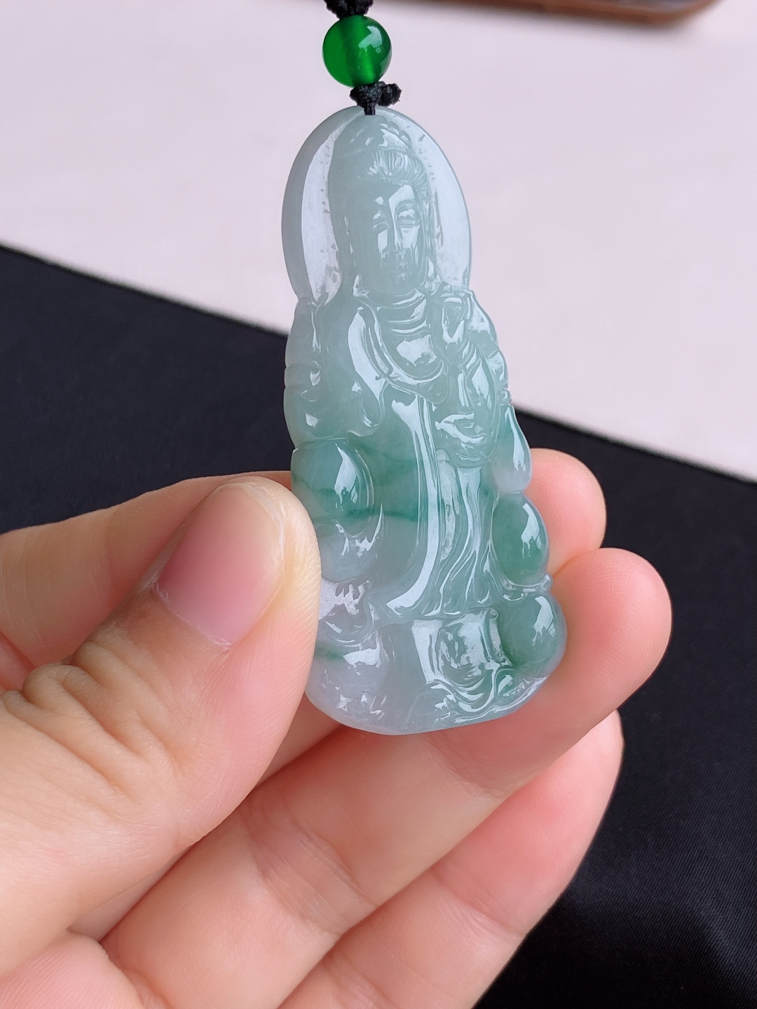 冰飘花观音，细腻精致，尺寸55.6/25.6/6.3/自然光实拍