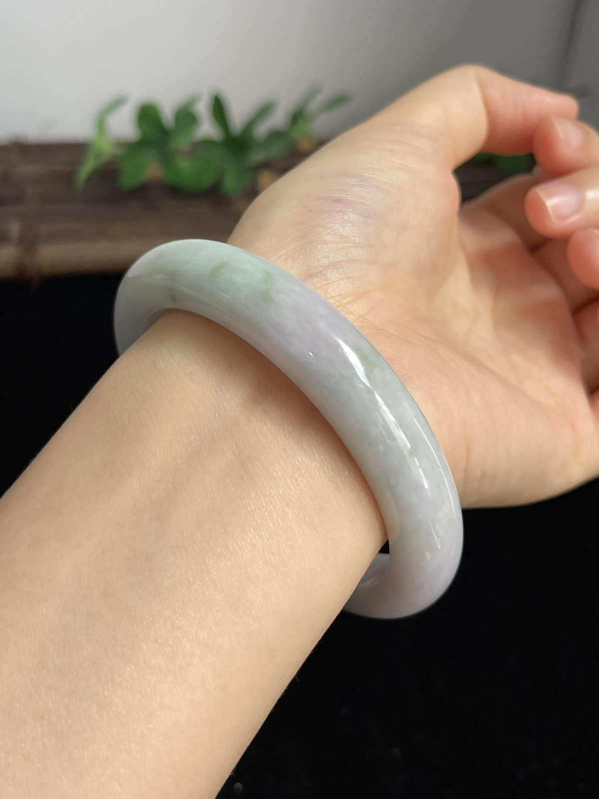 正圈61.7圈口，翡翠手镯