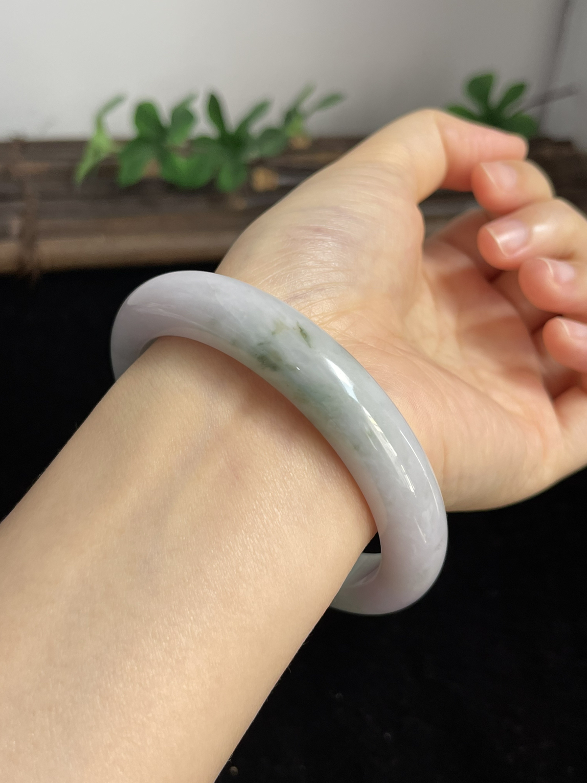 正圈61.7圈口，翡翠手镯