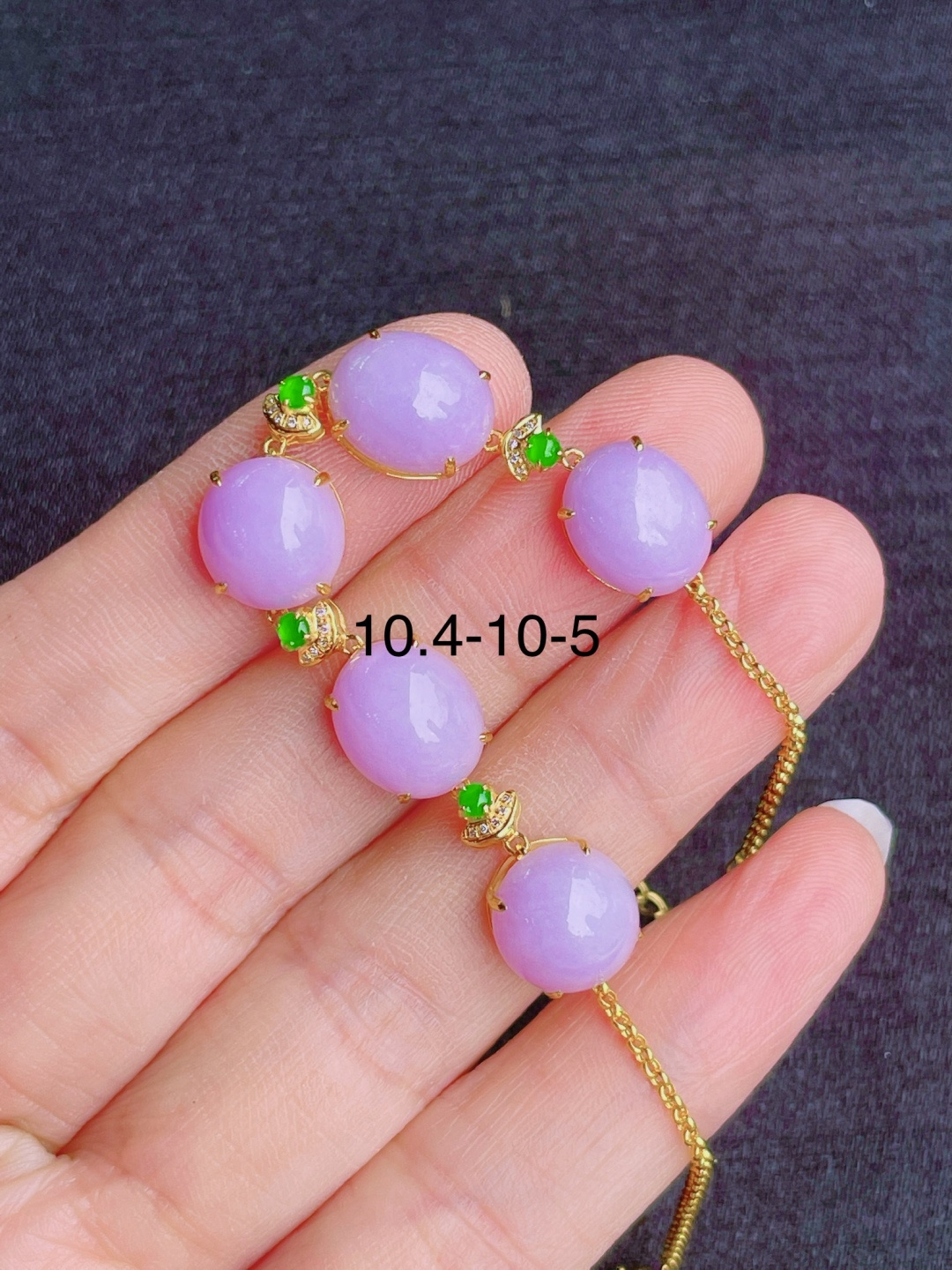 ️紫蛋面手链，晶莹剔透，新颖时尚，10.4-10-5