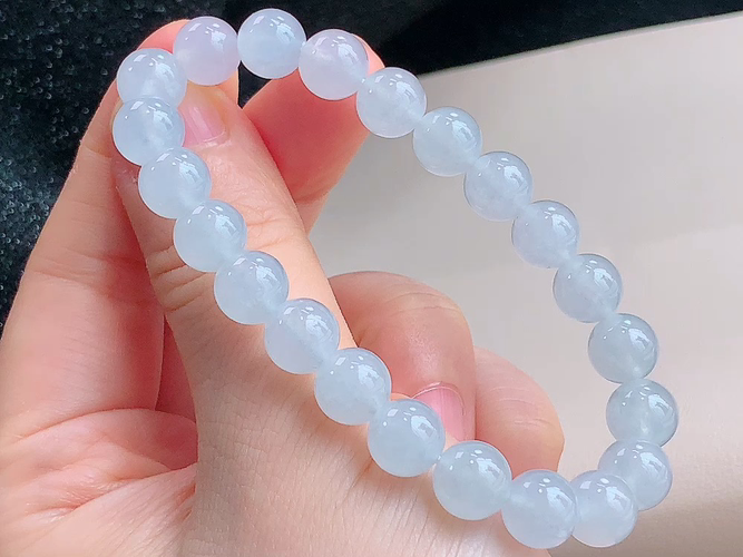 ️ 白冰手串，度高，尺寸取一8.3mm，包A附证书2248