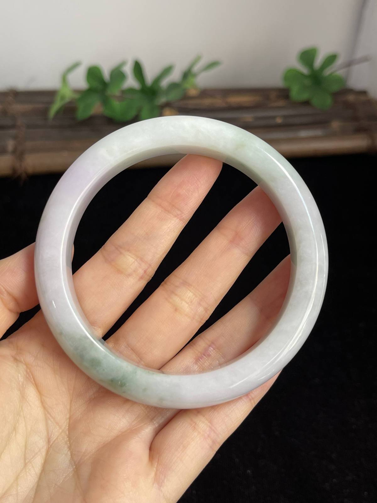 正圈61.7圈口，翡翠手镯