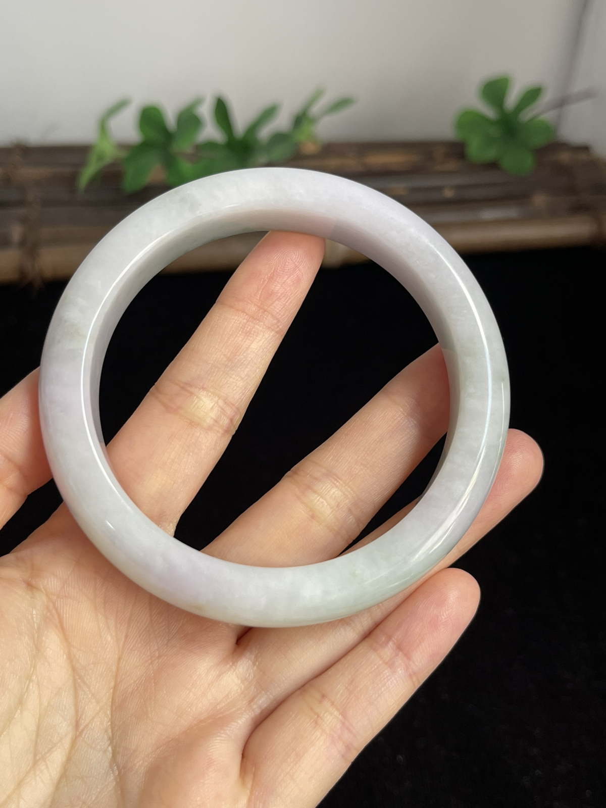 正圈61.7圈口，翡翠手镯