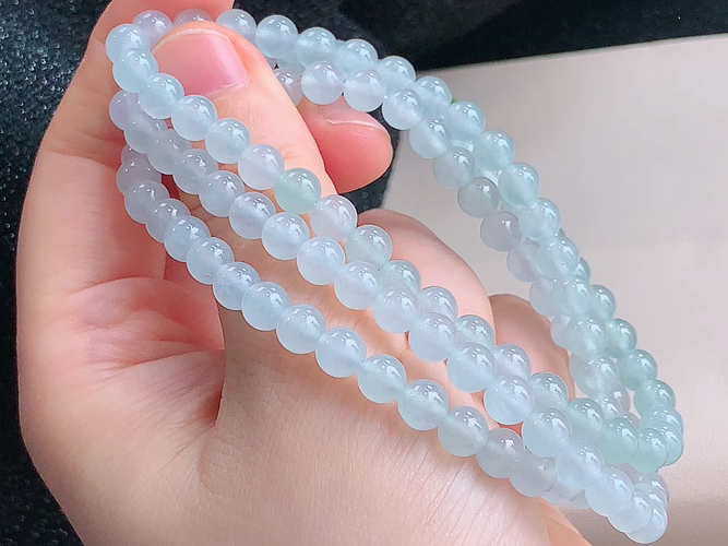 冰珠链，尺寸取一5.6mm，包A附证书