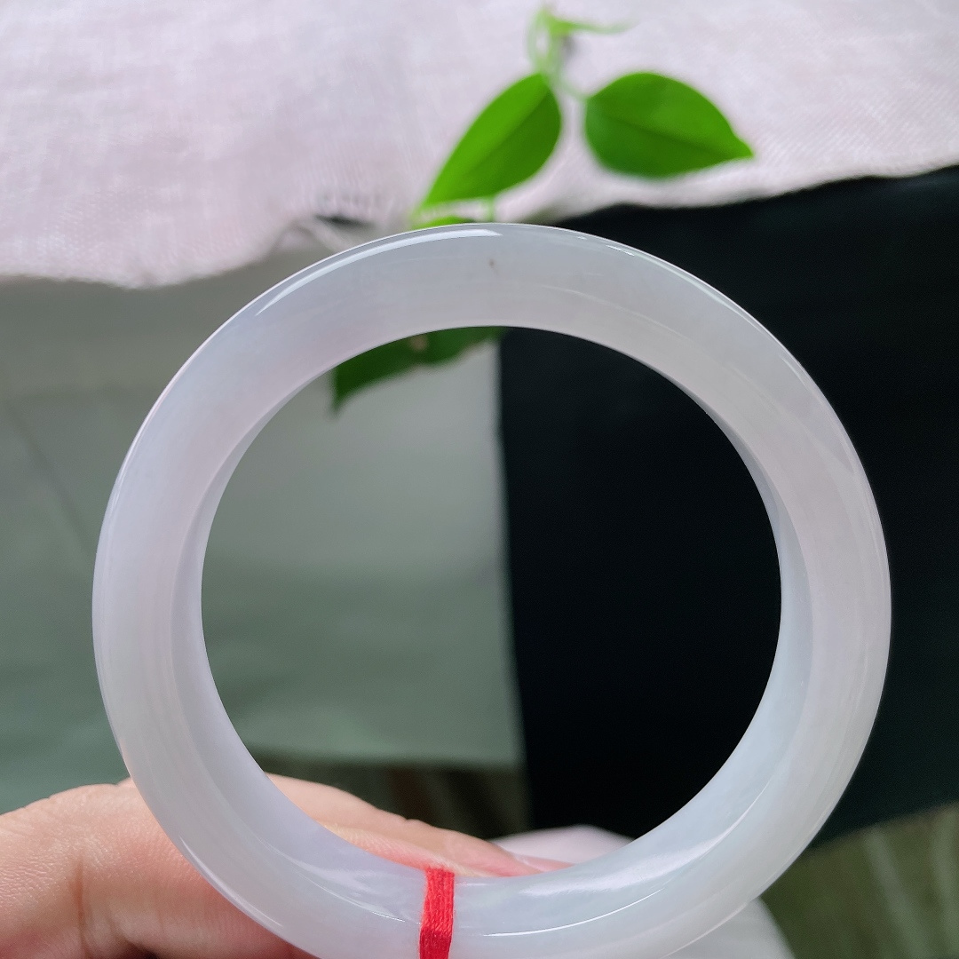 56.6/11.7/9.0，淡紫底正圈，有棉线，细腻温润，清雅脱俗，温柔感十足，ss56483a
