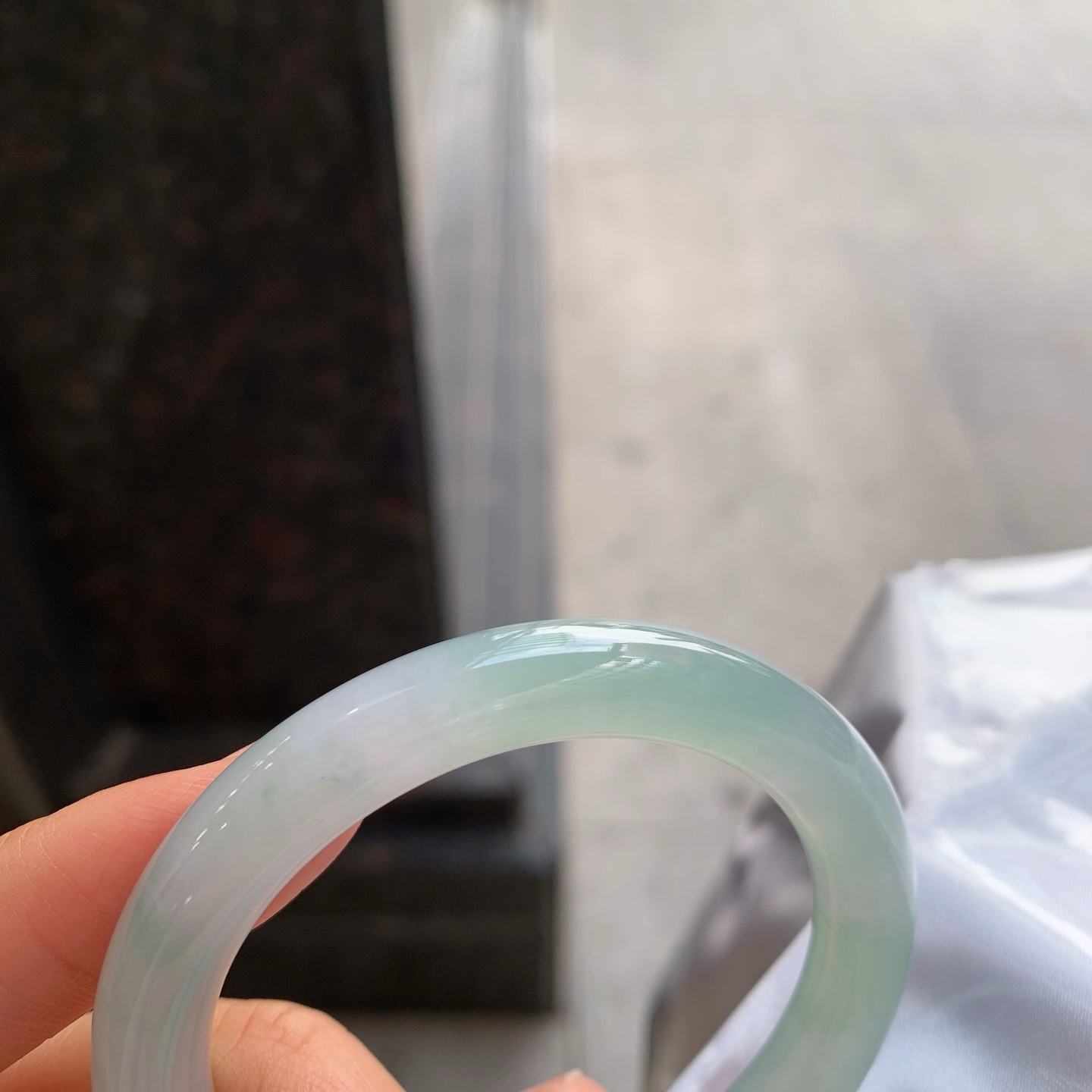 圆条冰晴飘花 微细纹 尺寸：51/8.7 冰润