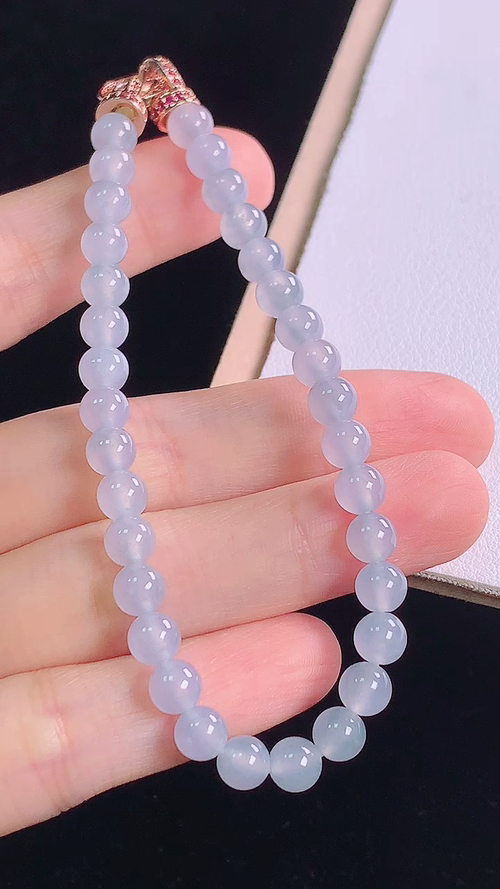 冰种手链，尺寸:5.4-5.4mm
