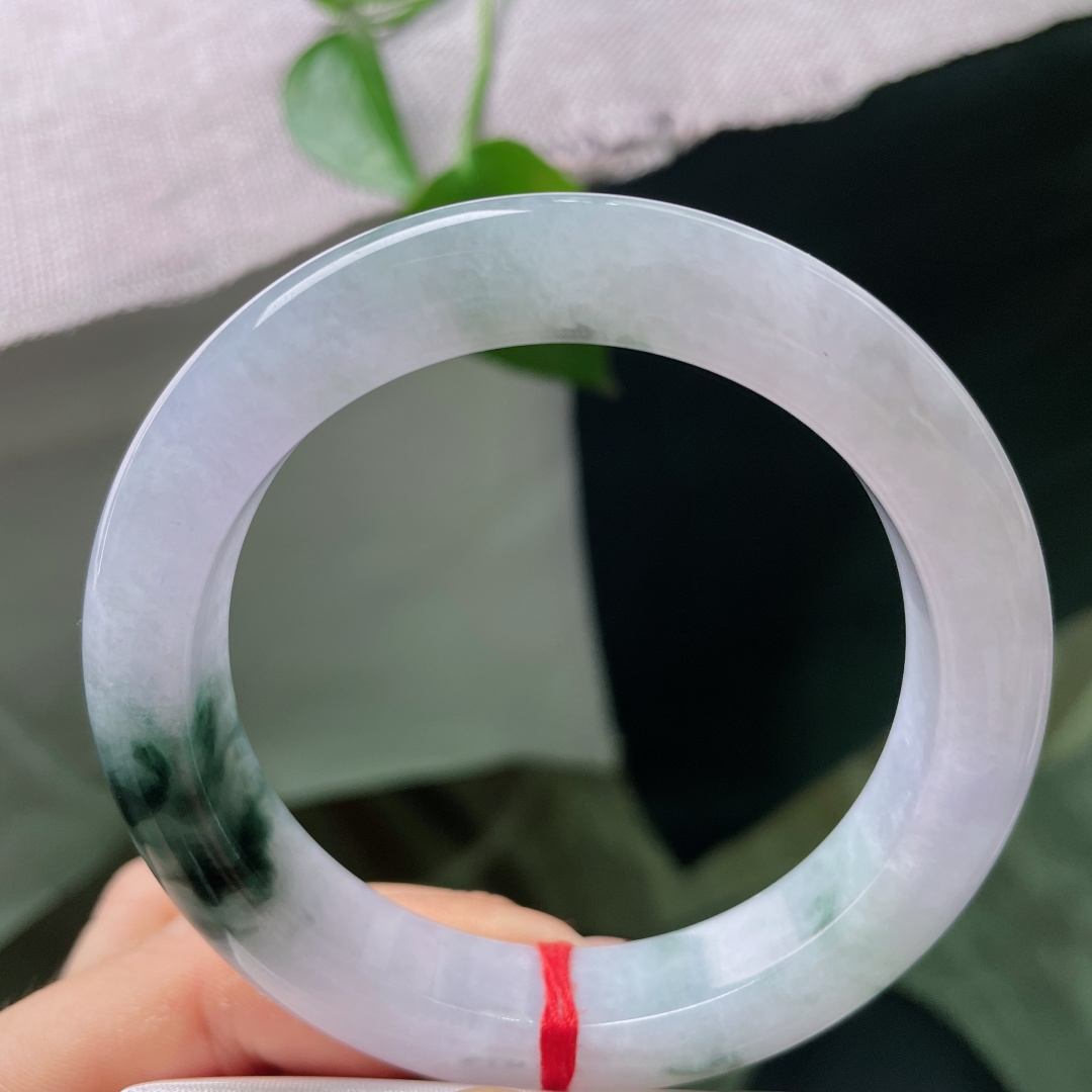 58.6/12.5/10.2，正圈，紫玉绕腕，紫气纳福，赠予挚爱，愿平安喜乐常伴左右，有纹，ss56434a