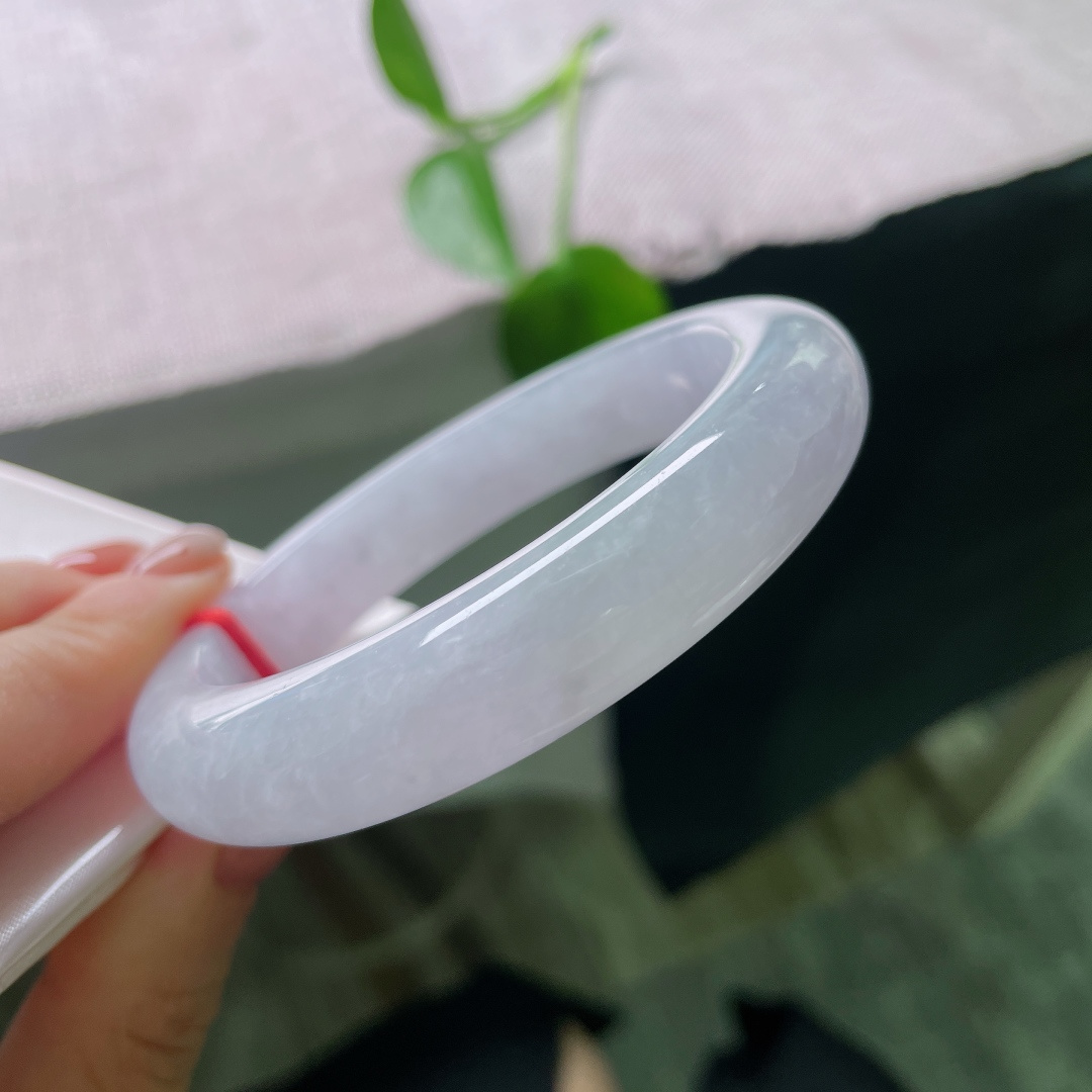 58.7/12.9/9.8，正圈，冰透底色搭配薄雾淡紫，清冷小众，仙气十足，年轻女生，有纹，ss56437a
