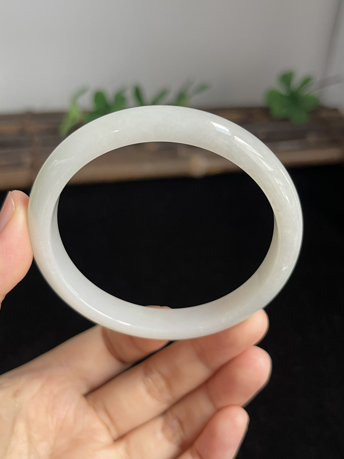 正圈56.5圈口，翡翠手镯