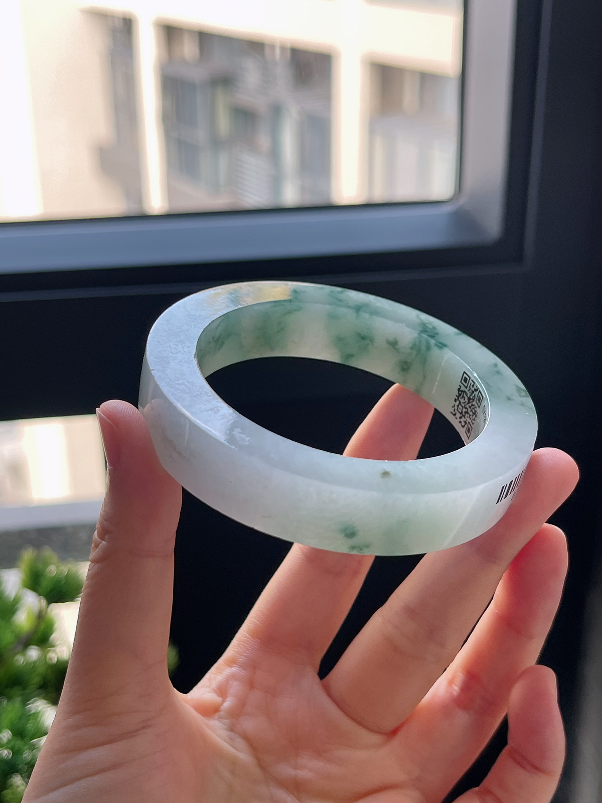 翡翠镯饼，⭕️正圈最大做58.5，最小做55.6