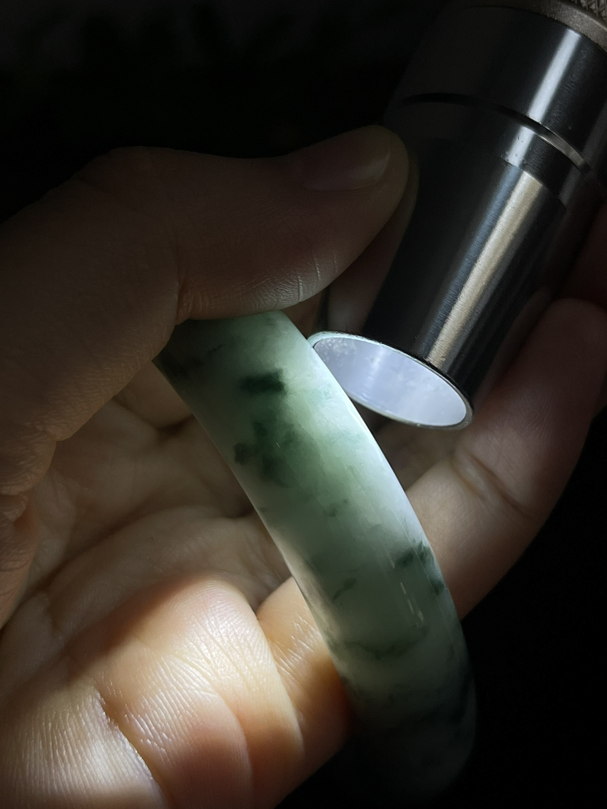 正圈56.5圈口，翡翠手镯