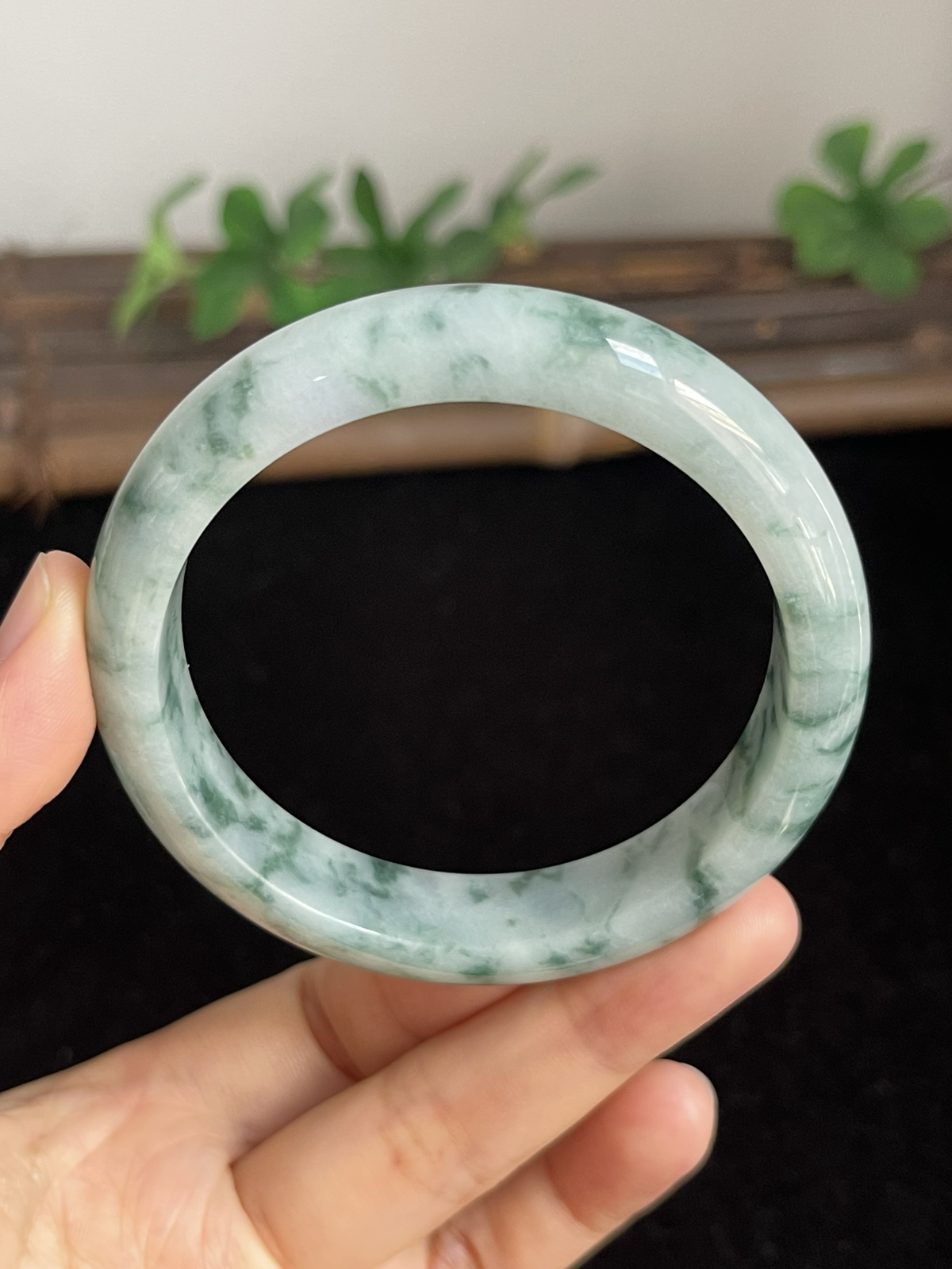 正圈56.5圈口，翡翠手镯