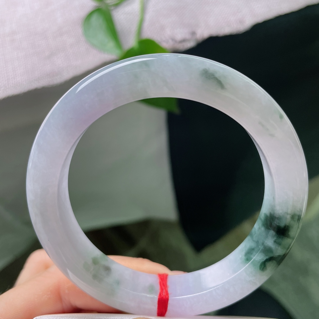 58.6/12.5/10.2，正圈，紫玉绕腕，紫气纳福，赠予挚爱，愿平安喜乐常伴左右，有纹，ss56434a