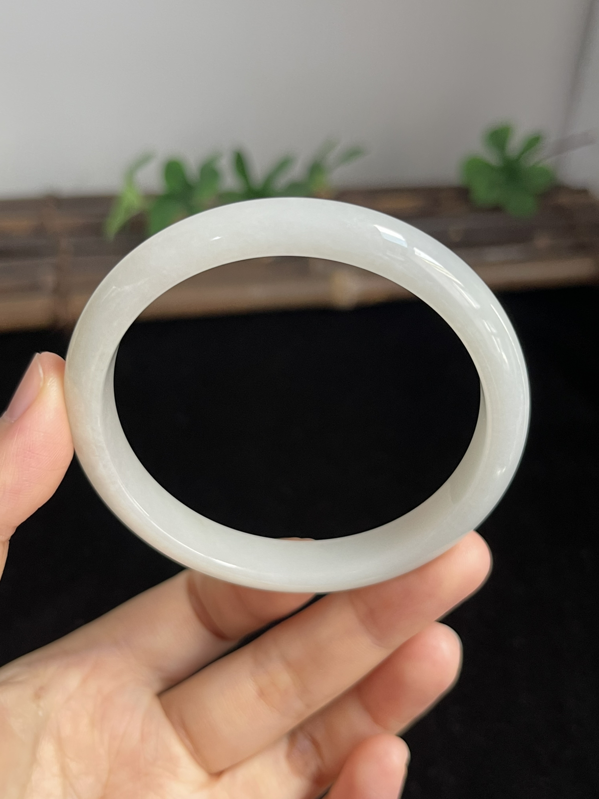 正圈56.5圈口，翡翠手镯