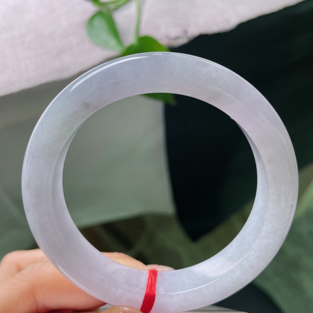 58.7/12.9/9.8，正圈，冰透底色搭配薄雾淡紫，清冷小众，仙气十足，年轻女生，有纹，ss56