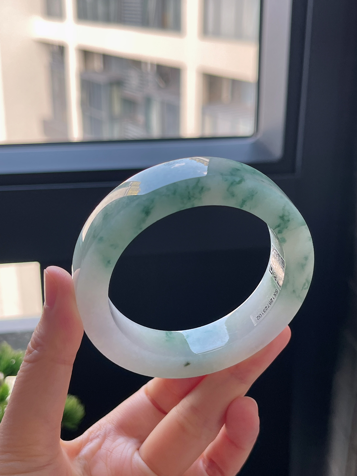 翡翠镯饼，⭕️正圈最大做58.5，最小做55.6