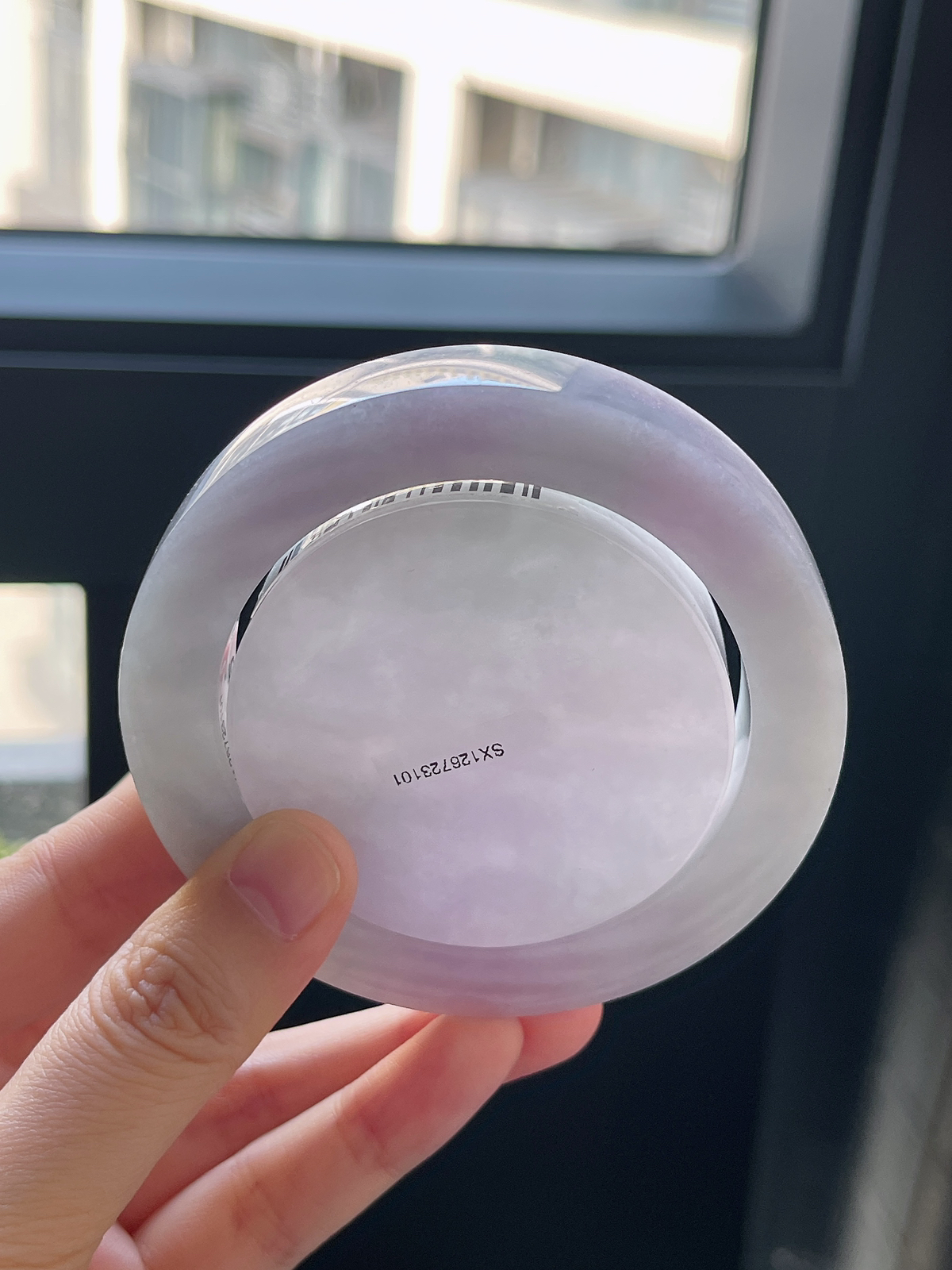 翡翠镯饼，⭕️正圈最大做59.5，最小做55.8