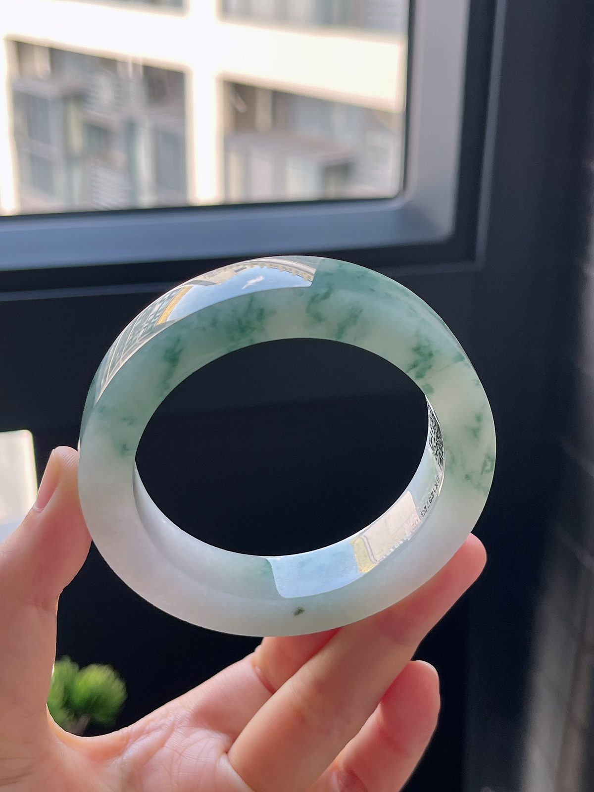 翡翠镯饼，⭕️正圈最大做58.5，最小做55.6