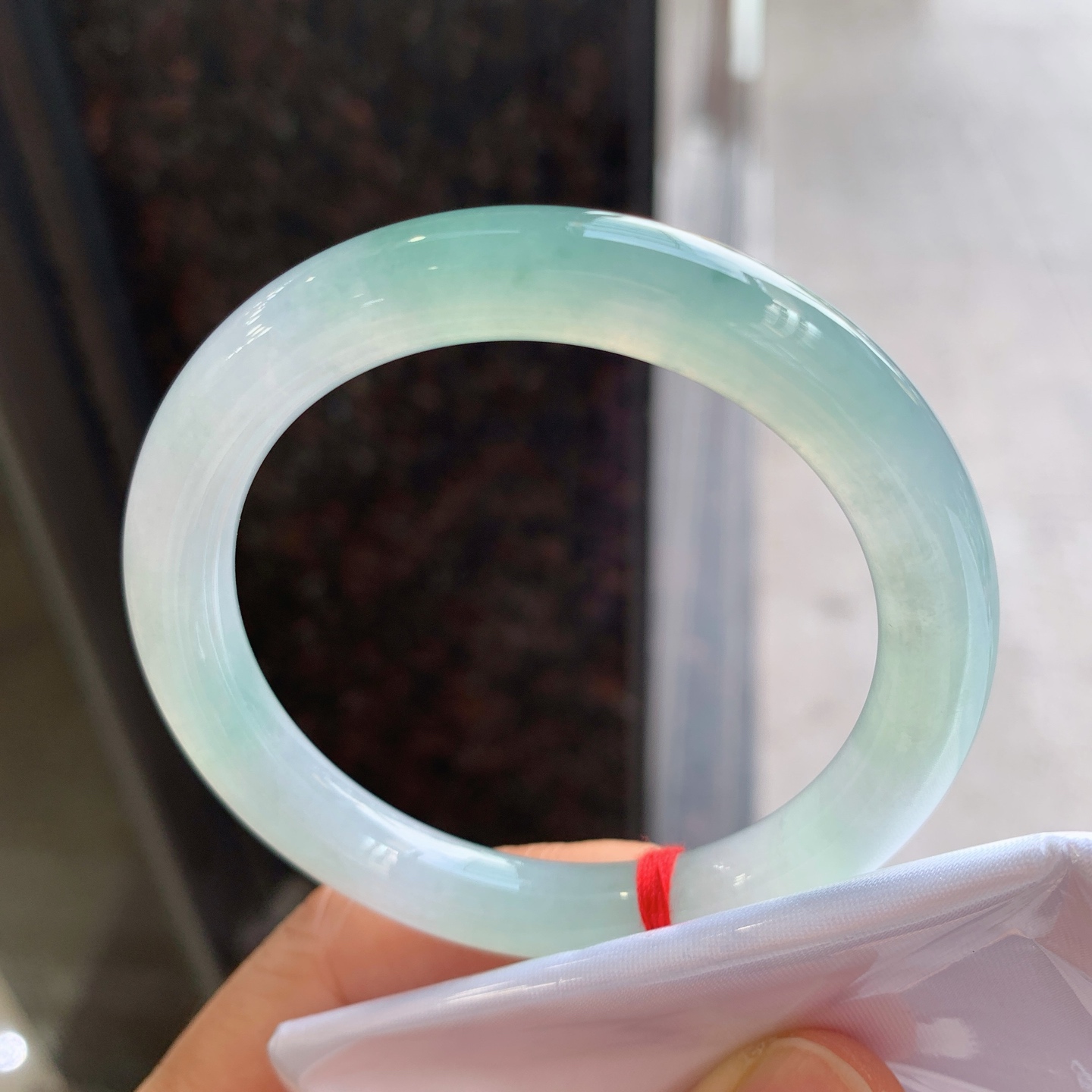 圆条冰晴飘花 微细纹 尺寸：51/8.7 冰润