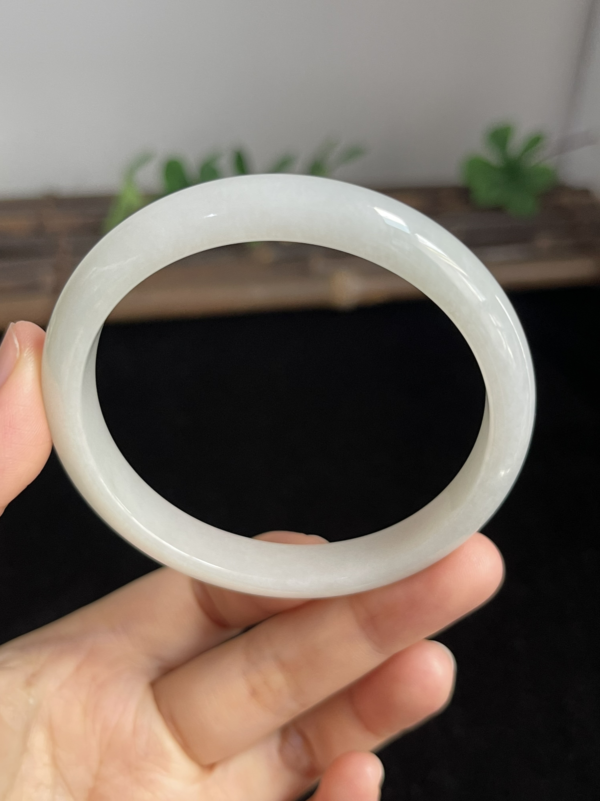 正圈56.5圈口，翡翠手镯