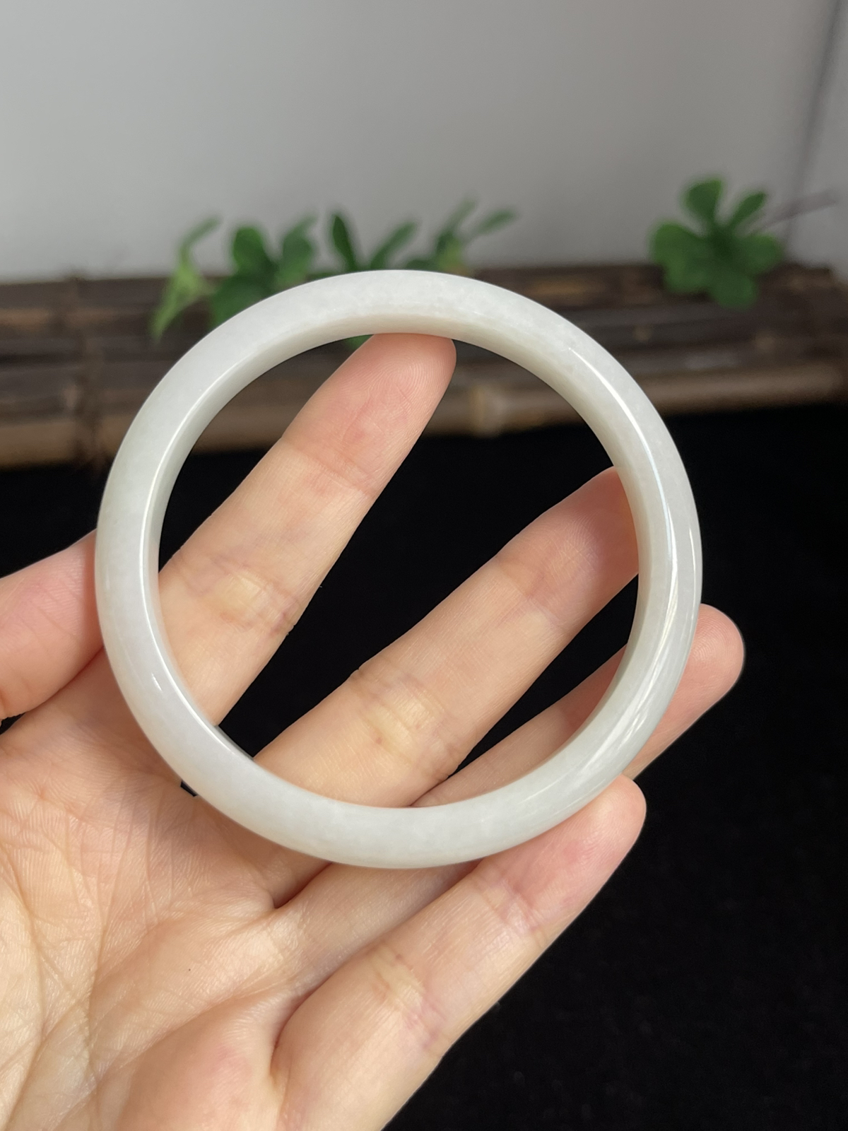 正圈56.5圈口，翡翠手镯