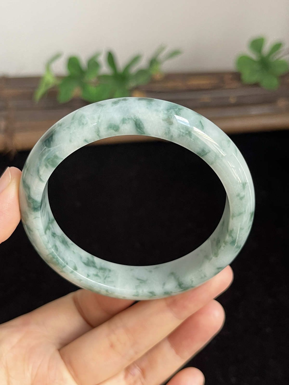 正圈56.5圈口，翡翠手镯