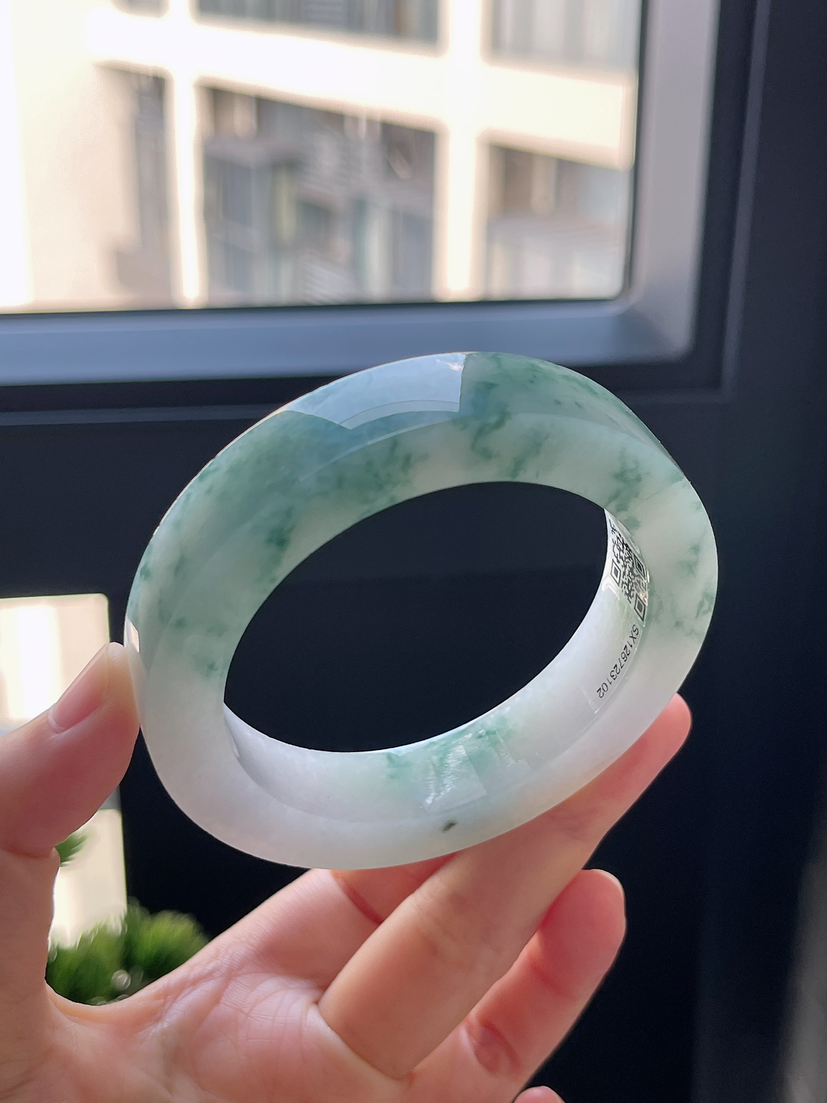 翡翠镯饼，⭕️正圈最大做58.5，最小做55.6