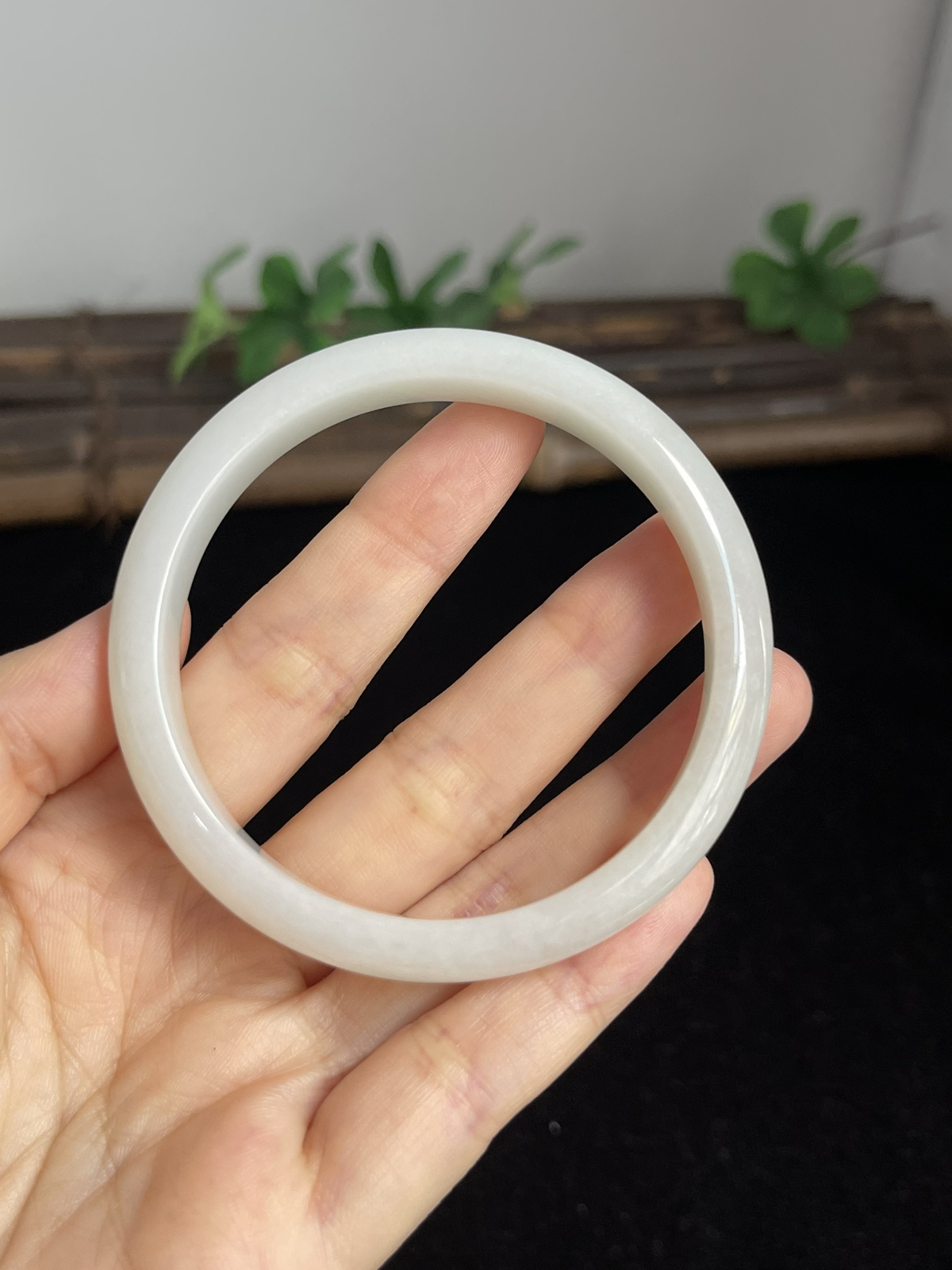 正圈56.5圈口，翡翠手镯