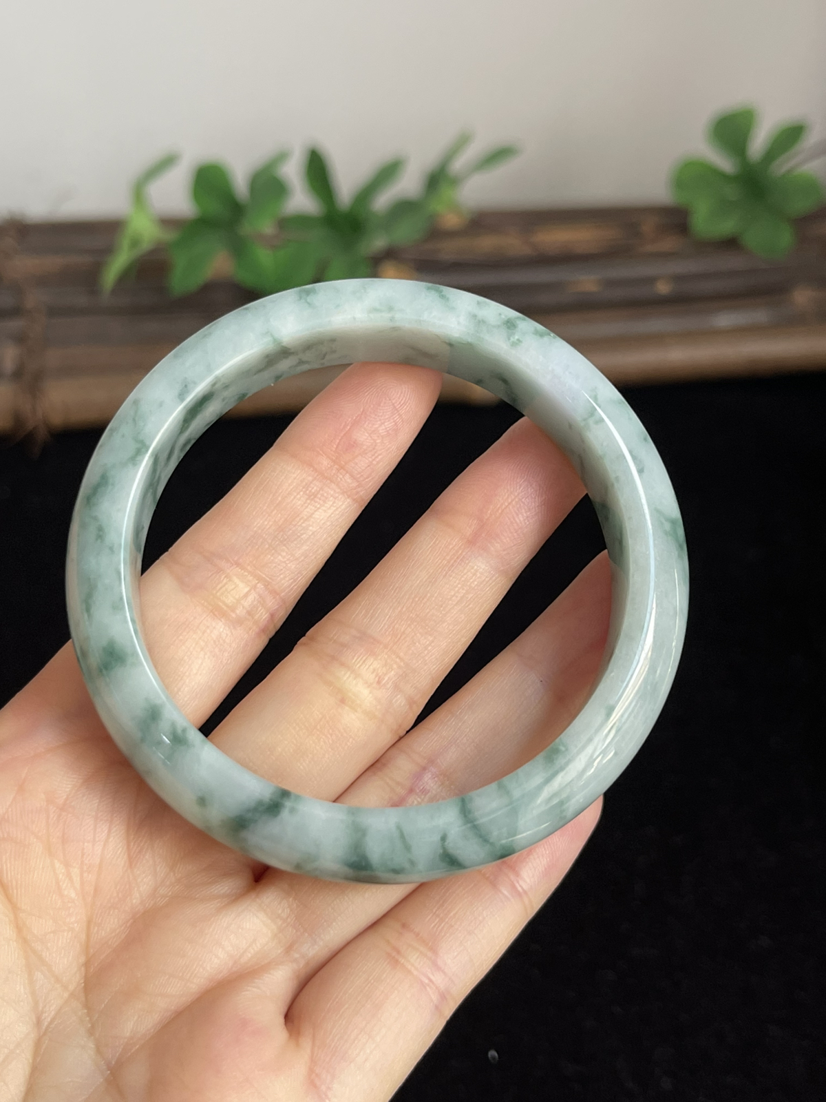 正圈56.5圈口，翡翠手镯