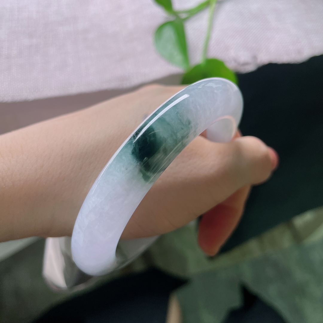 58.6/12.5/10.2，正圈，紫玉绕腕，紫气纳福，赠予挚爱，愿平安喜乐常伴左右，有纹，ss56434a