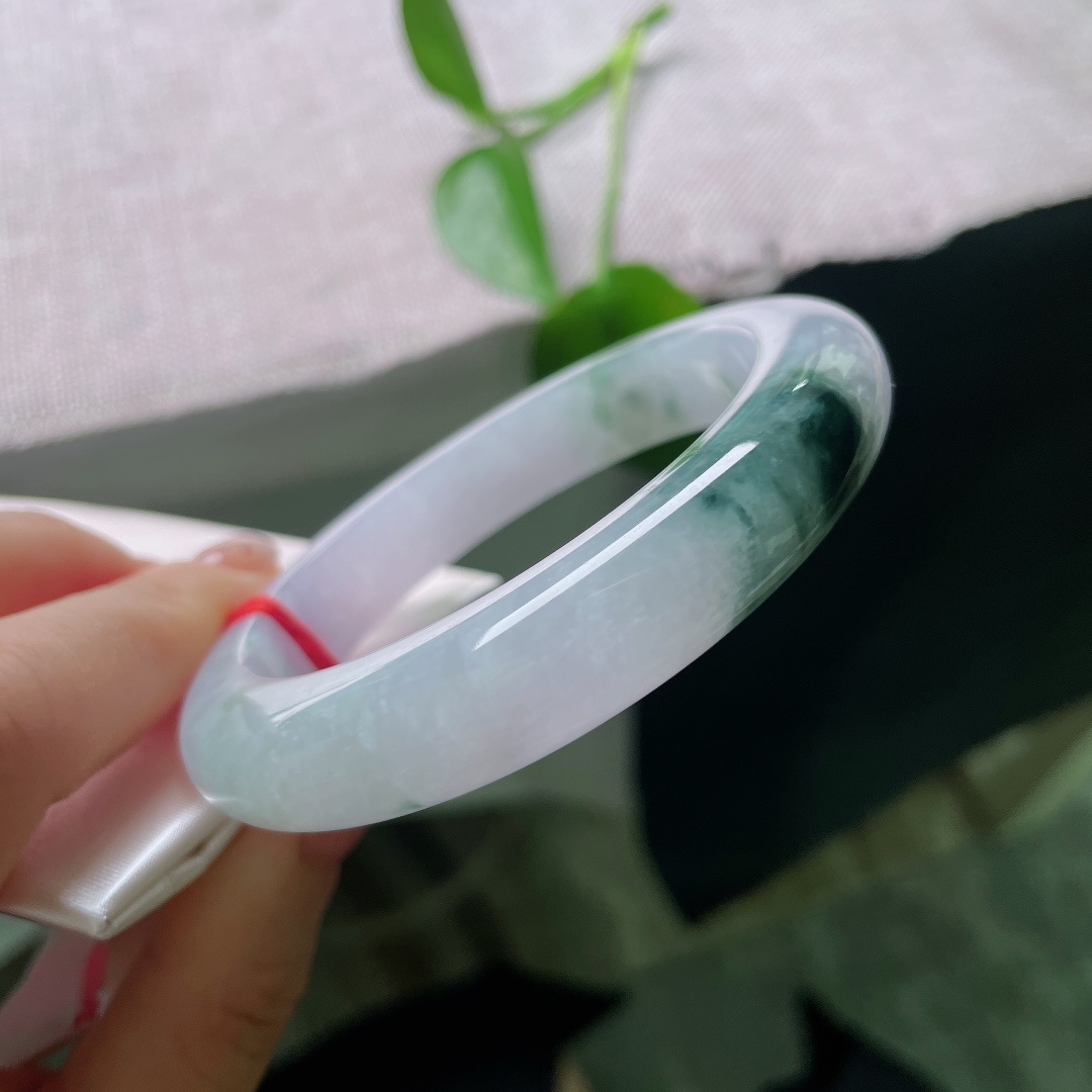 58.6/12.5/10.2，正圈，紫玉绕腕，紫气纳福，赠予挚爱，愿平安喜乐常伴左右，有纹，ss56434a
