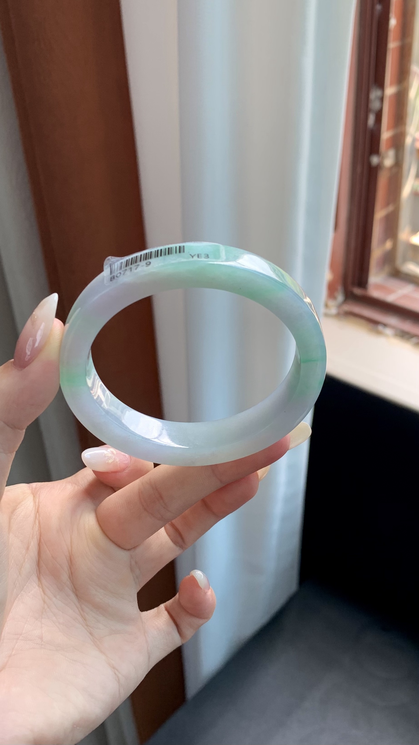 贵妃春彩镯胚 B0717-9 ⭕️55-12.4-7.5-68.5