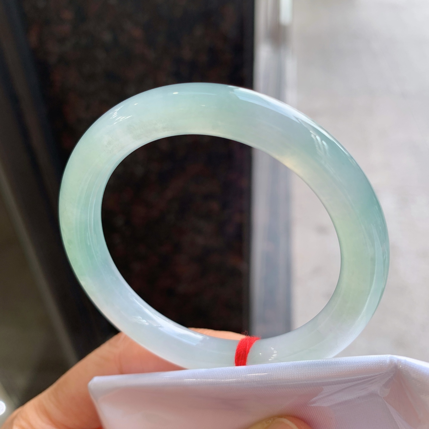 圆条冰晴飘花 微细纹 尺寸：51/8.7 冰润