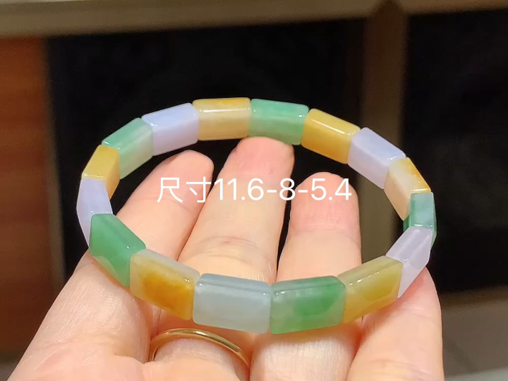 多彩手串 , 尺寸，11.6-8-5.4
