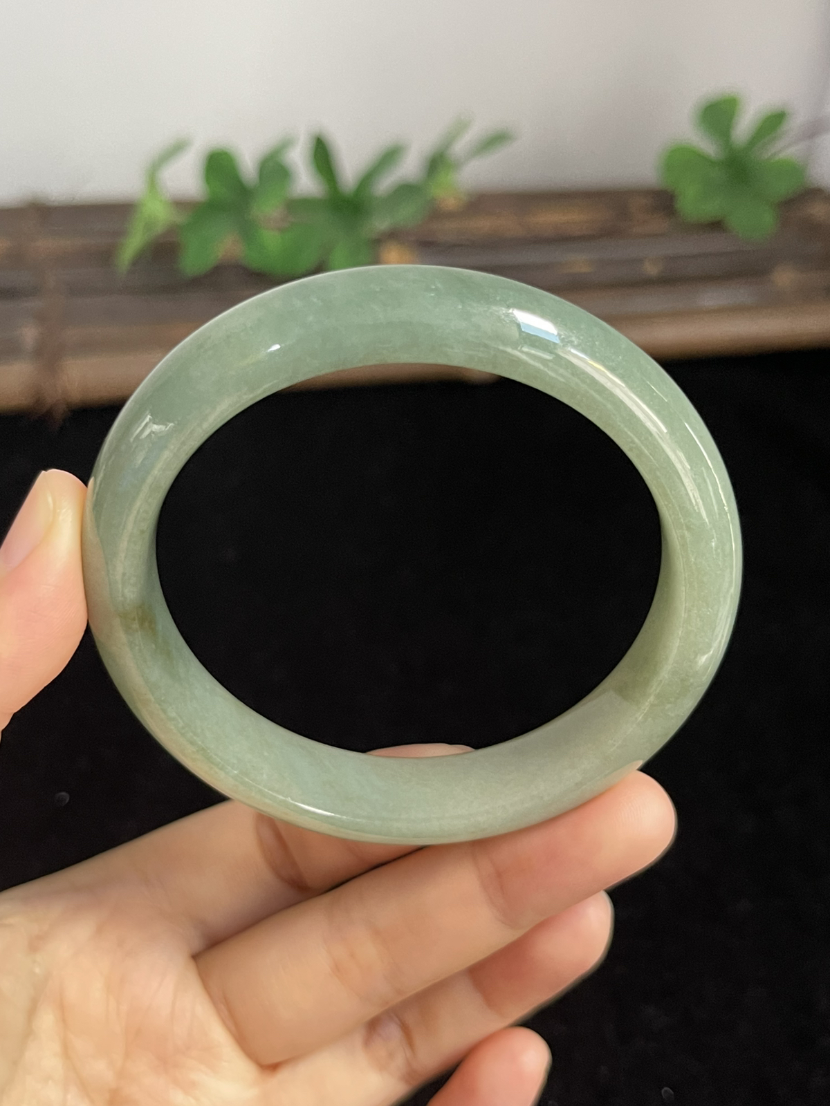 正圈56.7圈口，翡翠手镯