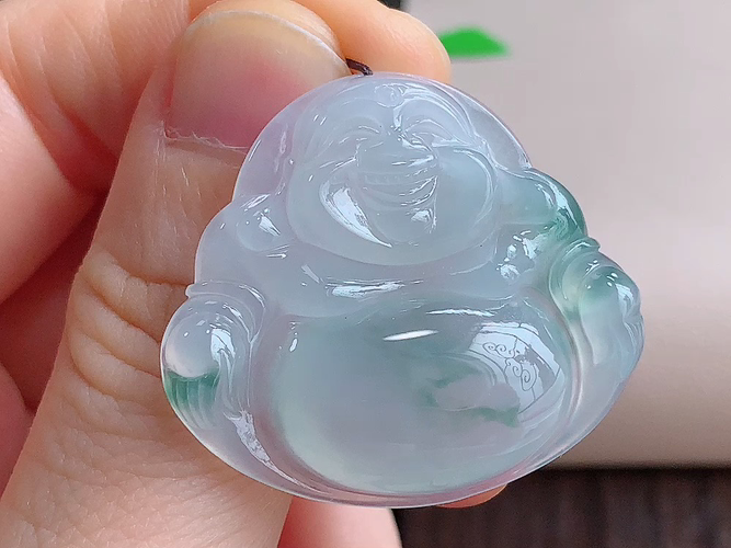 ️ 笑佛，无裂，尺寸34.6-31.0-5.8mm，包A附证书