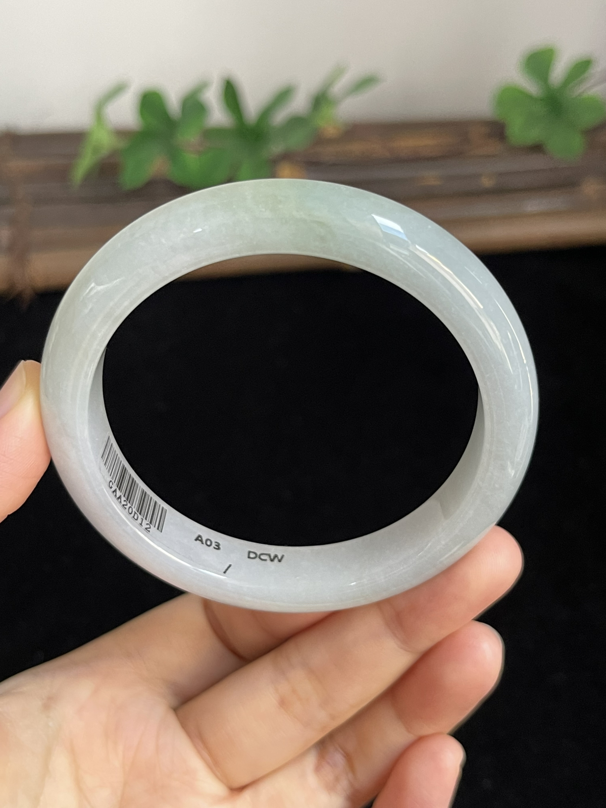 正圈56.6圈口，翡翠手镯
