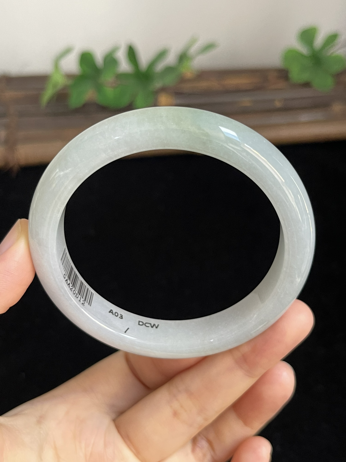 正圈56.6圈口，翡翠手镯