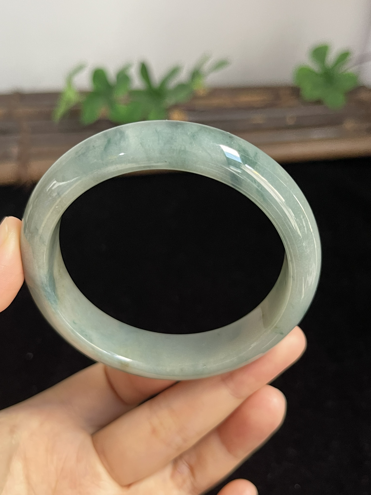 正圈56.7圈口，翡翠手镯