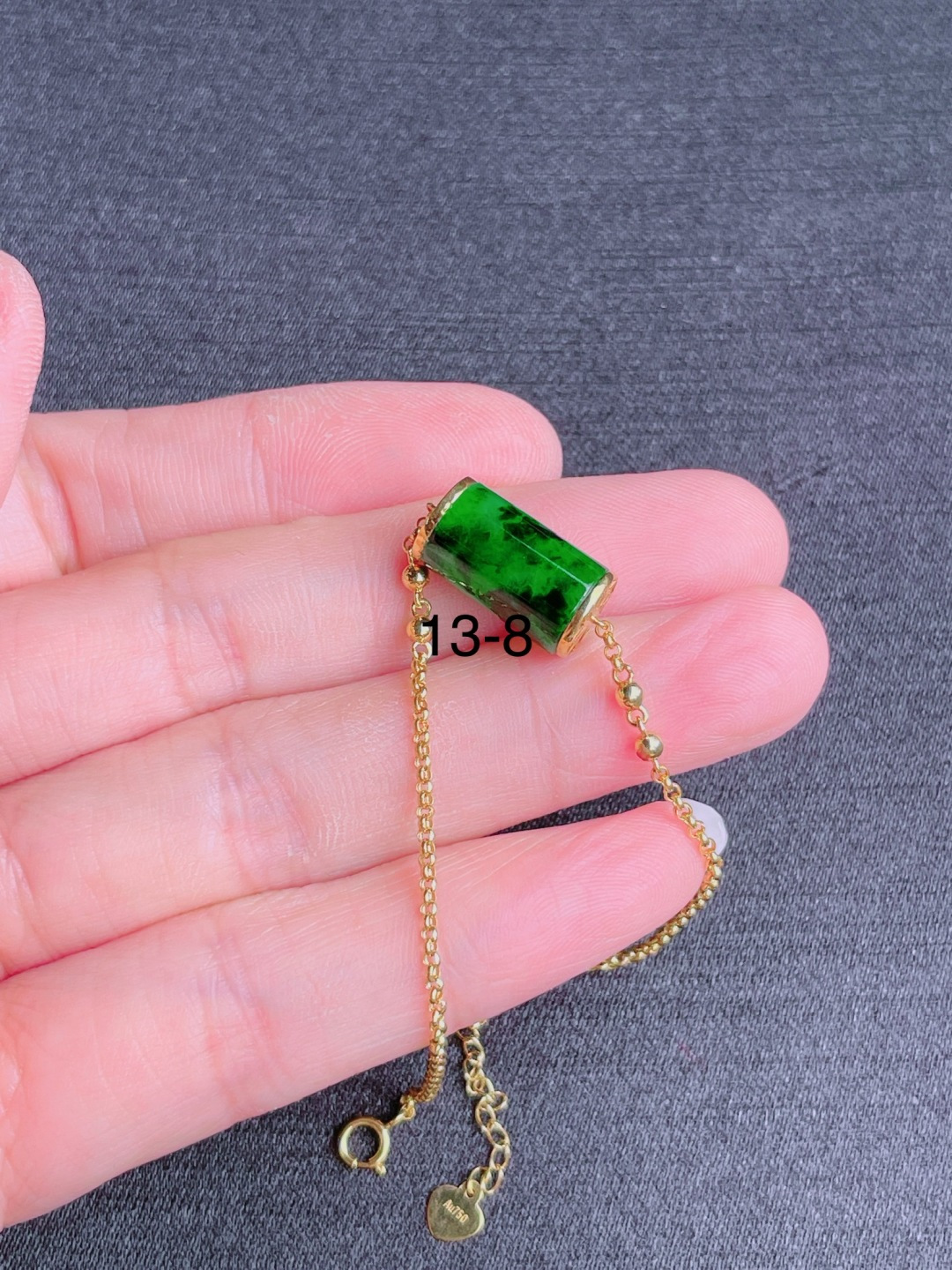 ️绿路路通手链，晶莹剔透，新颖时尚，13-8