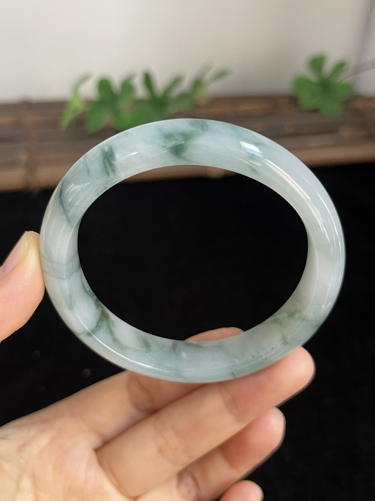 正圈54.3圈口，翡翠手镯