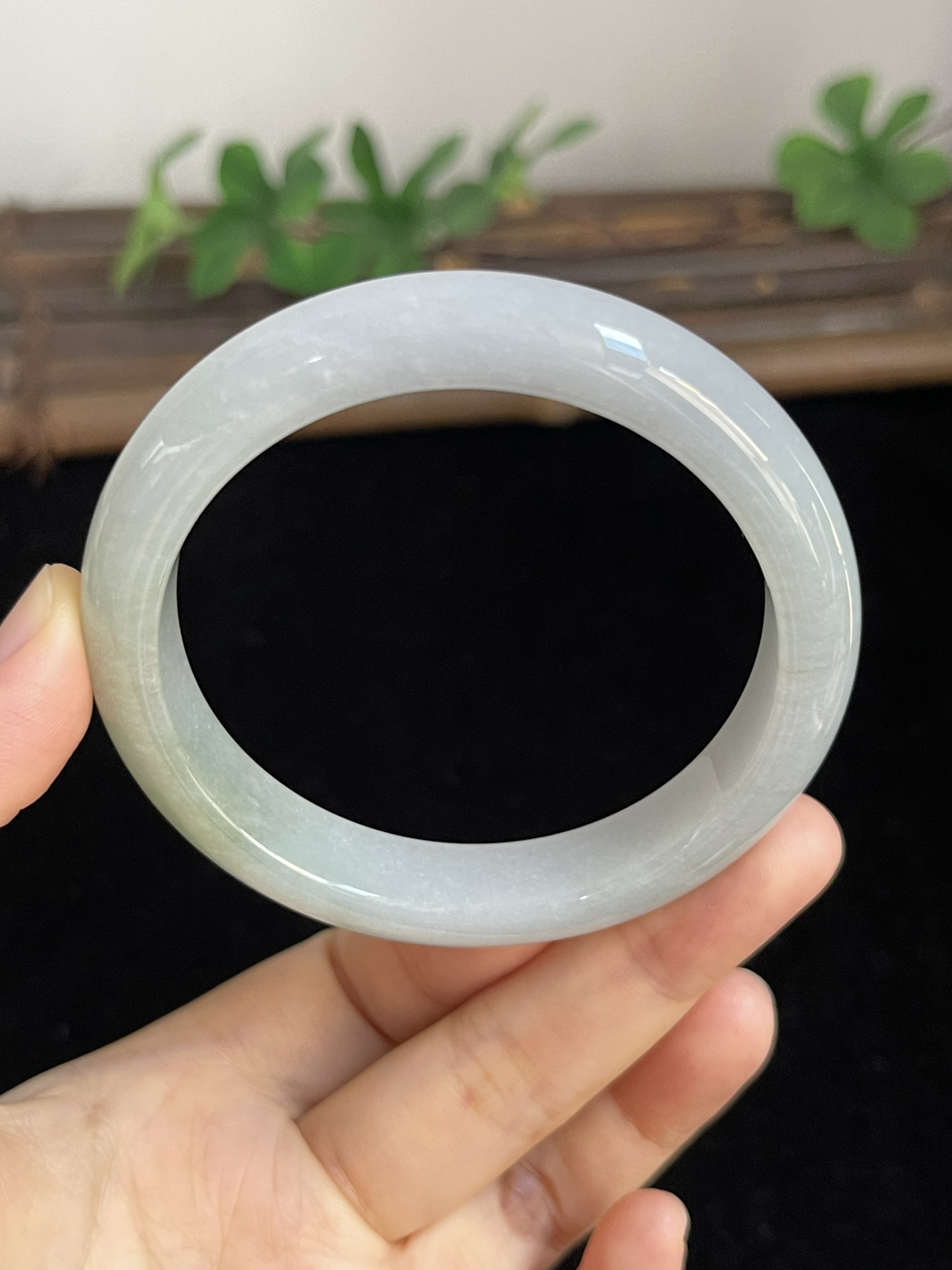 正圈56.6圈口，翡翠手镯