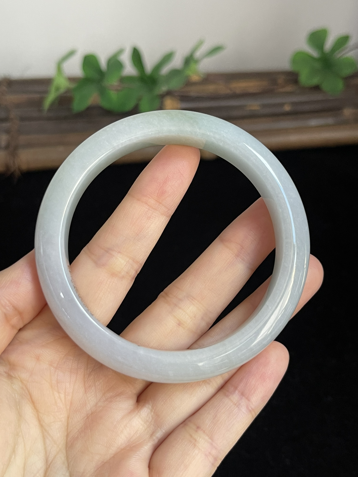 正圈56.6圈口，翡翠手镯
