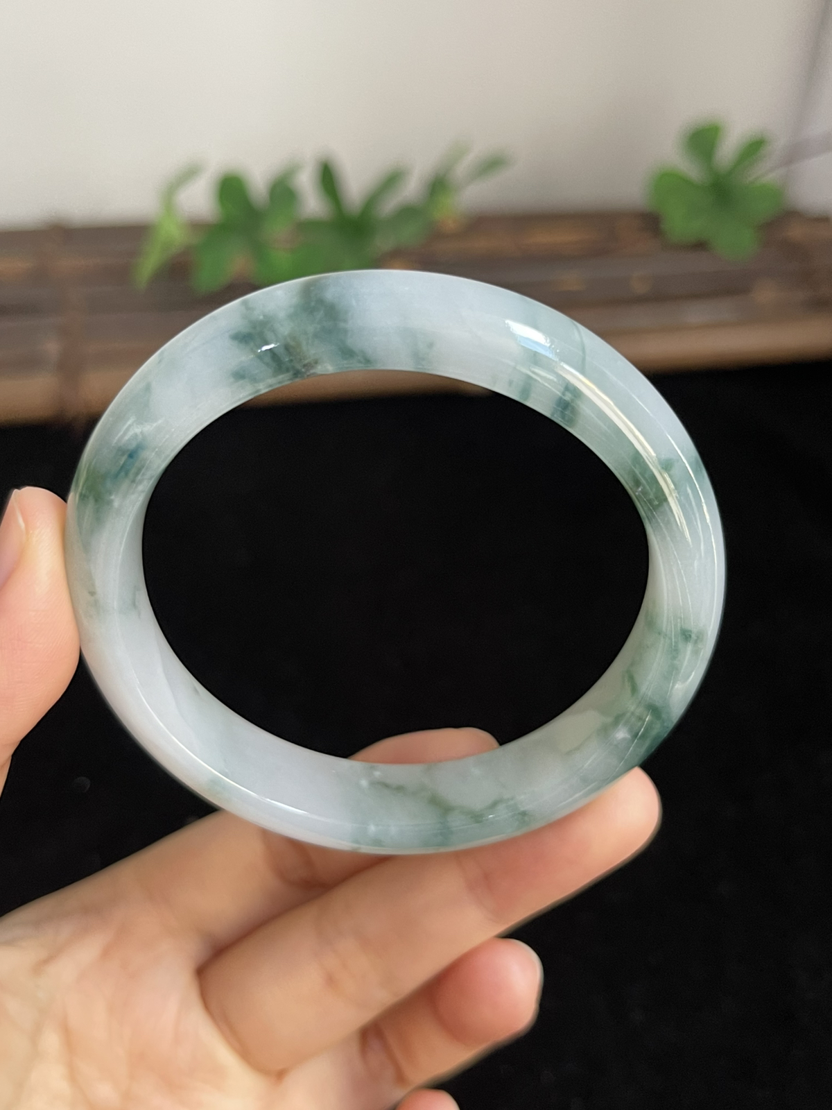 正圈54.3圈口，翡翠手镯