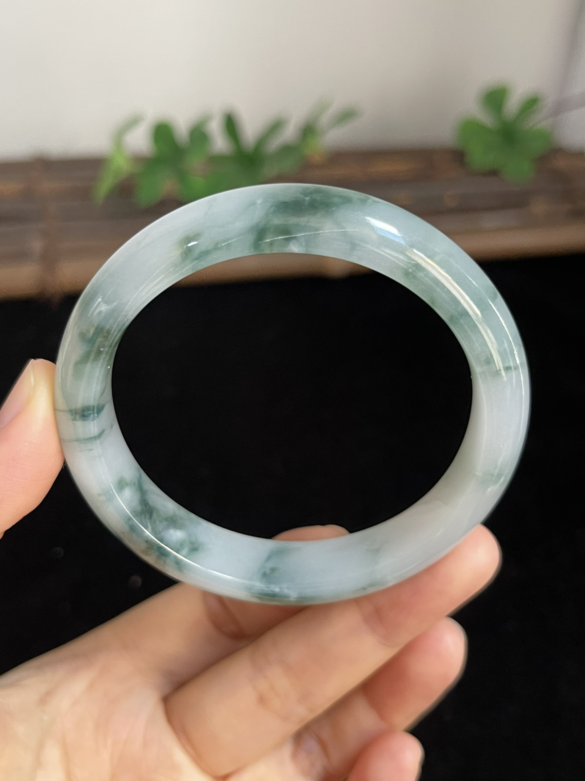 正圈54.3圈口，翡翠手镯